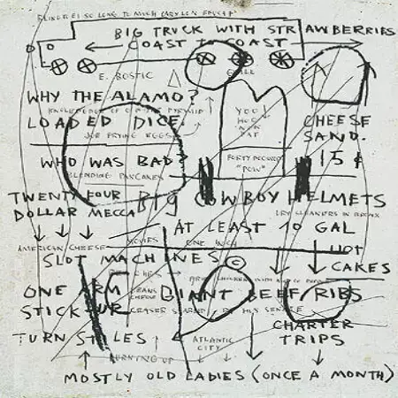 Untitled Mostly Old Ladies 1982 By Jean Michel Basquiat