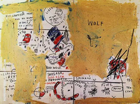 Wolf Sausage By Jean-Michel-Basquiat