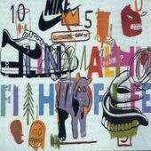Aging Ali in Fight of Life By Jean Michel Basquiat