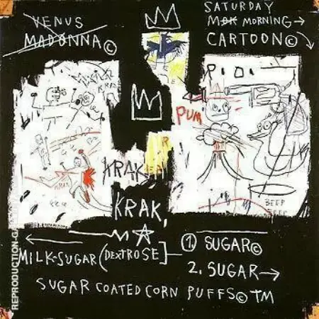A Panel of Experts 1982 By Jean-Michel-Basquiat