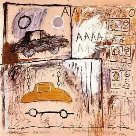 Cadillac Moon 1981 By Jean-Michel-Basquiat