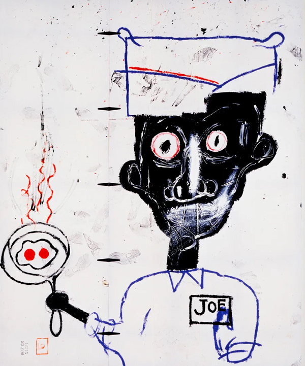 Eyes and Eggs 1983 by Jean Michel Basquiat | Oil Painting Reproduction
