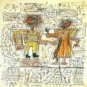 Self Portrait with Suzanne 1982 By Jean Michel Basquiat