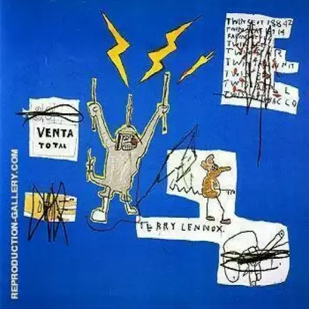 The Mechanics That Always have a Gear Left Over 1988 By Jean-Michel-Basquiat