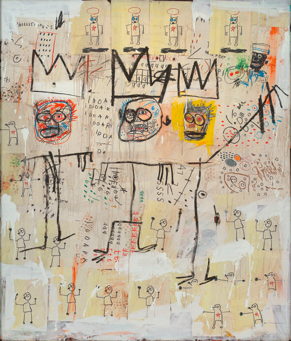 The Ruffians 1982 by Jean Michel Basquiat | Oil Painting Reproduction