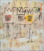 The Ruffians 1982 By Jean Michel Basquiat