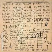 Untitled Plaid 1983 By Jean Michel Basquiat