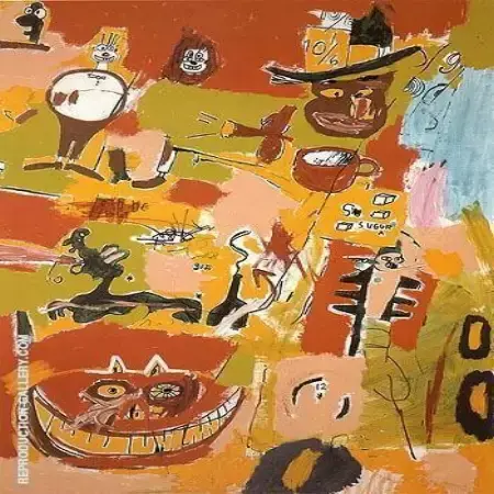 Wine of Babylon 1984 By Jean-Michel-Basquiat