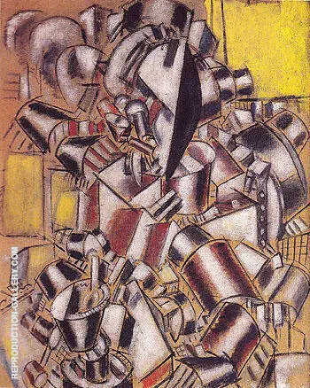 The Smoker 1914 By Fernand Leger