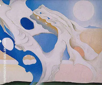 Pelvis With Shadows And The Moon 1943 By Georgia O'Keeffe