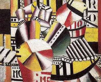 Bargeman 1918 By Fernand Leger