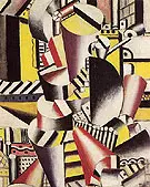 The Wooden Pipe 1918 By Fernand Leger