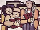 Reading 1924 By Fernand Leger
