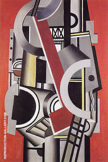 Mechanical Element 1924 by Fernand Leger | Oil Painting Reproduction