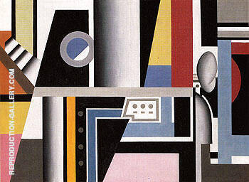 Mechanical Element 1924 1 by Fernand Leger | Oil Painting Reproduction