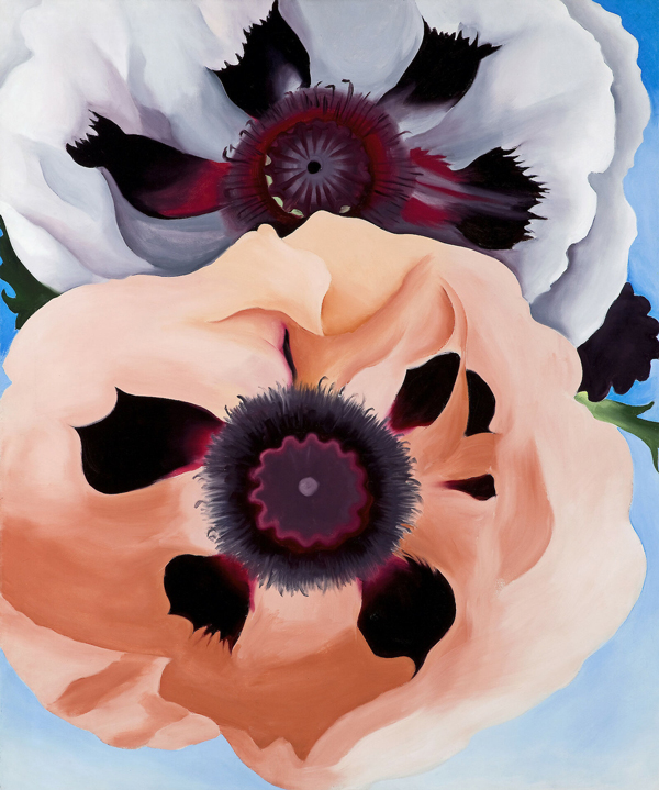 Poppies 1950 by Georgia O'Keeffe | Oil Painting Reproduction