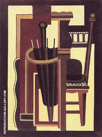 Umbrella and Bowler 1926 By Fernand Leger