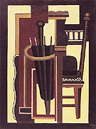 Umbrella and Bowler 1926 By Fernand Leger