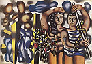Adam and Eve c1935 By Fernand Leger