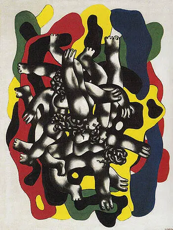 The Divers c1941 By Fernand Leger