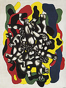 The Divers c1941 By Fernand Leger