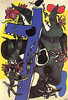 The Forest 1942 By Fernand Leger