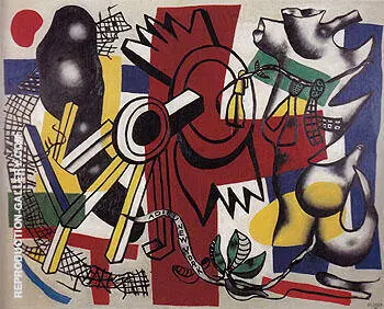 Good Bye New York 1946 By Fernand Leger