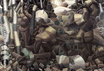 Nudes in the Forest c1909 By Fernand Leger