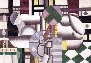 Woman and Still Life 1921 by Fernand Leger | Oil Painting Reproduction