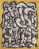 Gray Acrobats c1942 By Fernand Leger