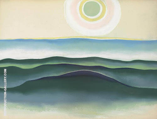 Sun Water Maine by Georgia O'Keeffe | Oil Painting Reproduction