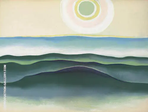 Sun Water Maine By Georgia O'Keeffe
