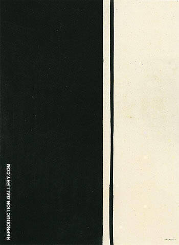 Black Fire 1961 by Barnett Newman | Oil Painting Reproduction
