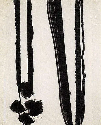 Untitled 1945 18 By Barnett Newman