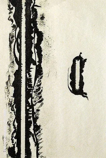 Untitled 1946 19 By Barnett Newman
