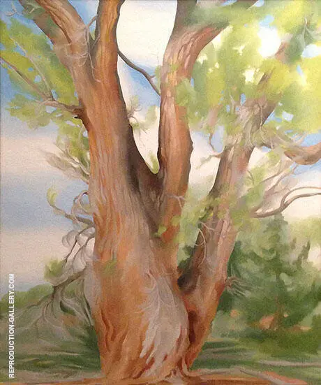 Cottonwood Tree New Mexico 1943 By Georgia O'Keeffe