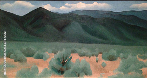 Hills Before Taos 1930 by Georgia O'Keeffe | Oil Painting Reproduction