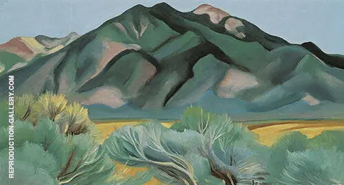 Taos Mountain New Mexico 1930 By Georgia O'Keeffe