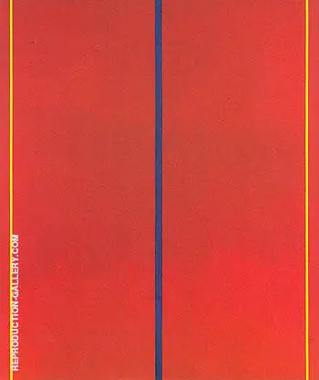 Who's Afraid of Red Yellow and Blue 1967 II By Barnett Newman