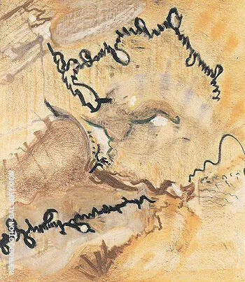 Untitled 1944 2 By Barnett Newman