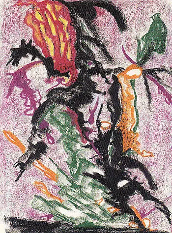 The Slaying of Osiris 1944 By Barnett Newman