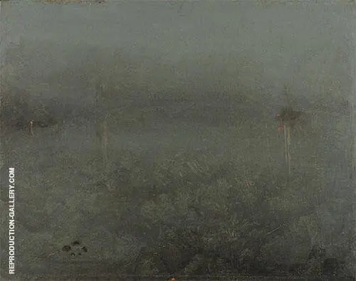 Nocturne Silver and Opal Chelsea By James McNeill Whistler