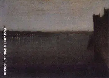 Nocturne in Gray and Gold By James McNeill Whistler