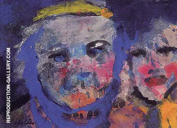 Strange Couple By Emil Nolde