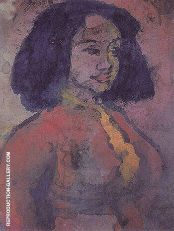 Spanish Woman by Emil Nolde | Oil Painting Reproduction