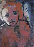 Couple in Sidelight By Emil Nolde