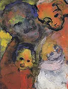 Family with Two Children By Emil Nolde