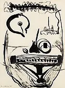 Untitled 1945 6 By Barnett Newman