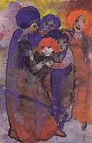 Group with Children By Emil Nolde