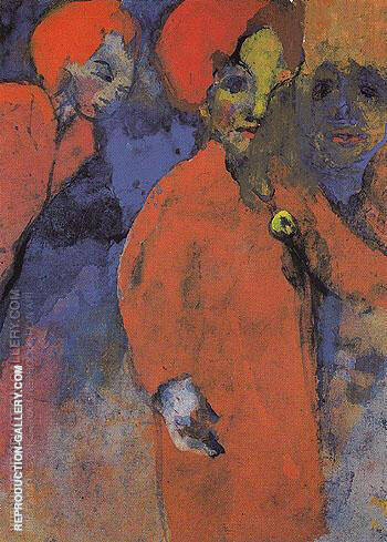 Three Women by Emil Nolde | Oil Painting Reproduction